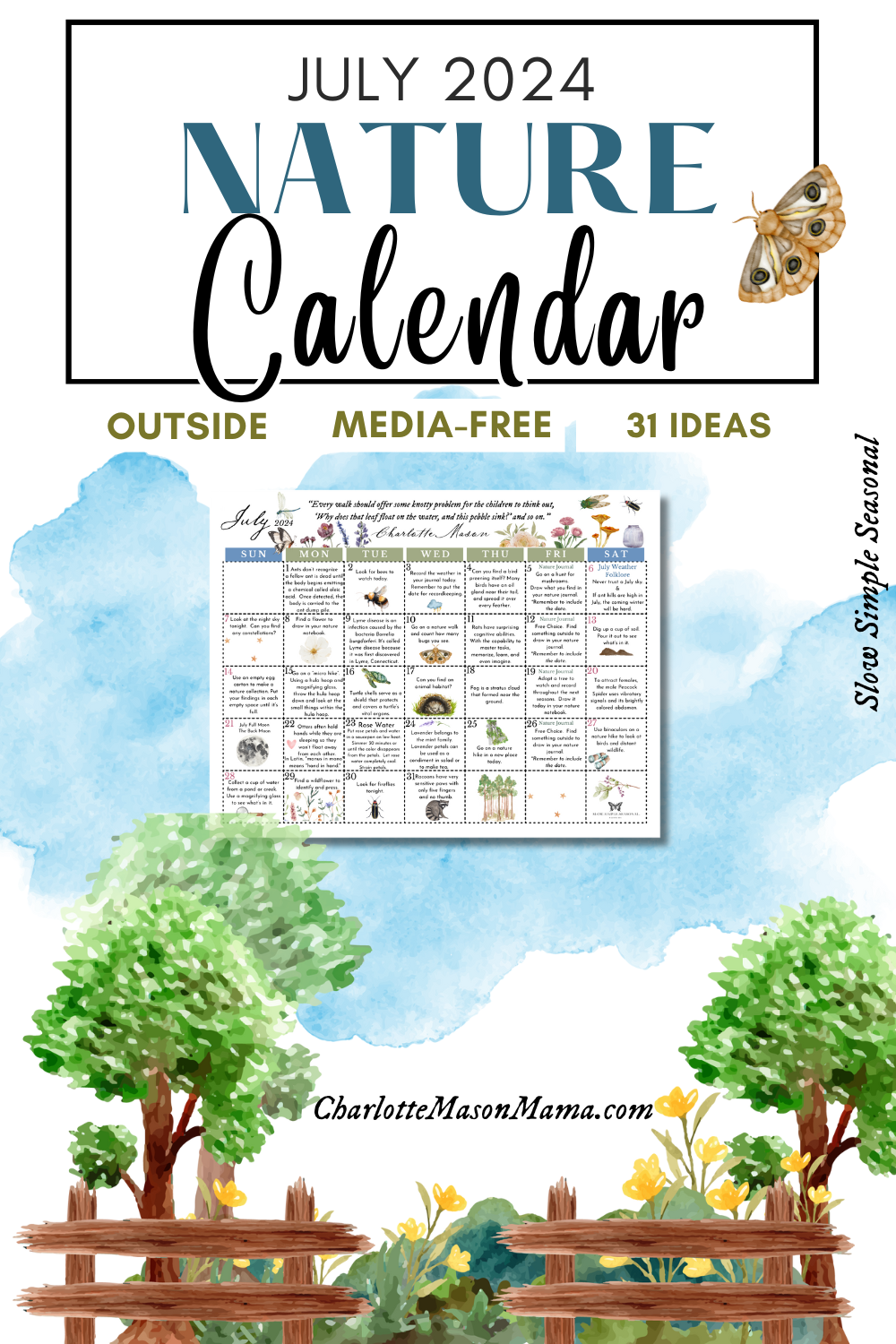 July Nature Calendar